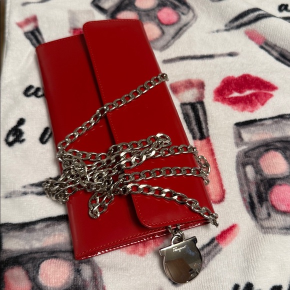 Salvatore Ferragamo Red Leather Wallet